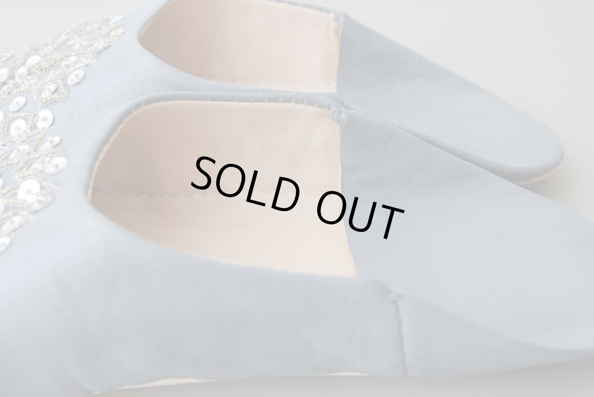 画像5: バブーシュ・スパンコール （グレー）24〜25センチ メール便可・ラッピング無料 (5)