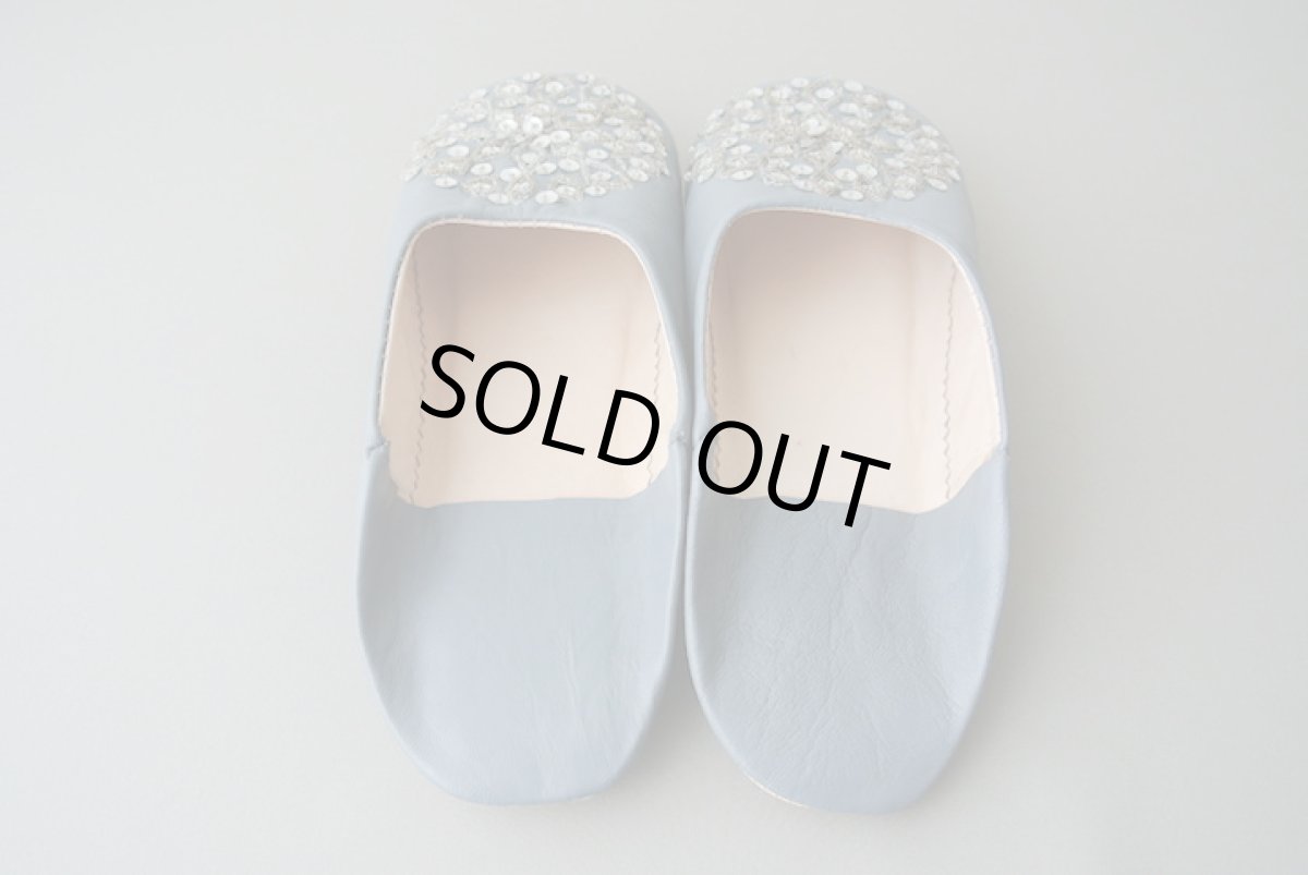 画像6: バブーシュ・スパンコール （グレー）24〜25センチ メール便可・ラッピング無料 (6)