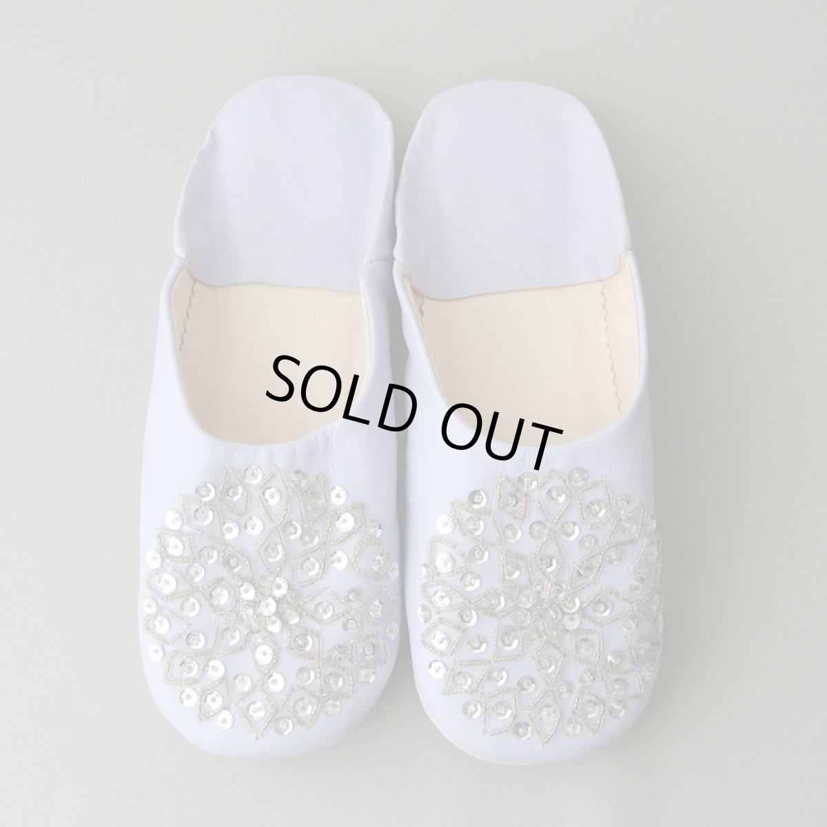 画像1: バブーシュ・スパンコール (薄紫)メール便可・ラッピング無料 (1)