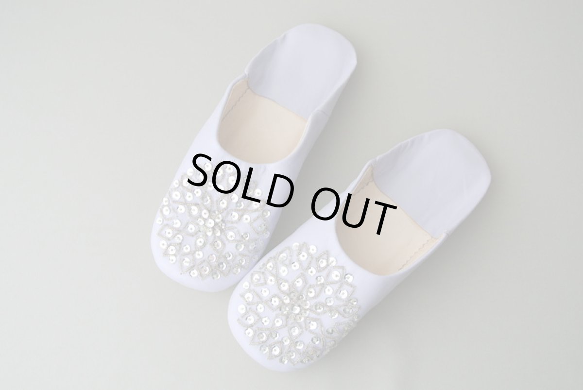 画像2: バブーシュ・スパンコール (薄紫)メール便可・ラッピング無料 (2)