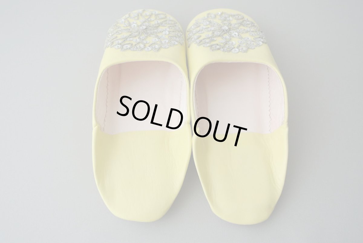 画像6: バブーシュ・スパンコール （ レモンイエロー） メール便可・ラッピング無料 (6)