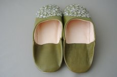 画像6: バブーシュ・スパンコール （カーキ）24〜25センチ メール便可・ラッピング無料 (6)