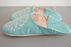 画像4: バブーシュ・スパンコール（ミントグリーン）24〜25センチ メール便可・ラッピング無料 (4)