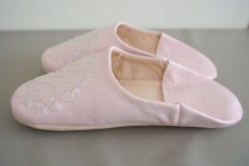 画像4: バブーシュ・スパンコール （桜色）24〜25センチ メール便可・ラッピング無料 (4)