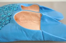 画像5: バブーシュ・スパンコール（ターコイズブルー）24〜25センチ　メール便可・ラッピング無料 (5)