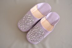 画像2: バブーシュ・スパンコール （薄紫）24〜25センチ メール便可・ラッピング無料 (2)