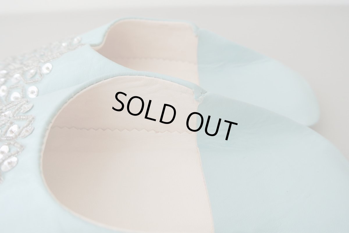 画像5: バブーシュ・スパンコール （ライトブルー）メール便可・ラッピング無料 (5)