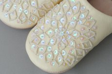 画像3: バブーシュ・スパンコール（クリーム ）24〜25センチ メール便可・ラッピング無料 (3)