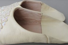 画像5: バブーシュ・スパンコール（クリーム ）24〜25センチ メール便可・ラッピング無料 (5)