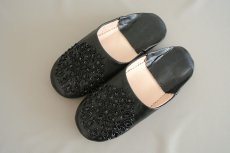 画像2: バブーシュ・スパンコール （ブラック）22〜23センチ  (2)