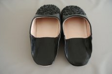 画像6: バブーシュ・スパンコール （ブラック）22〜23センチ  (6)