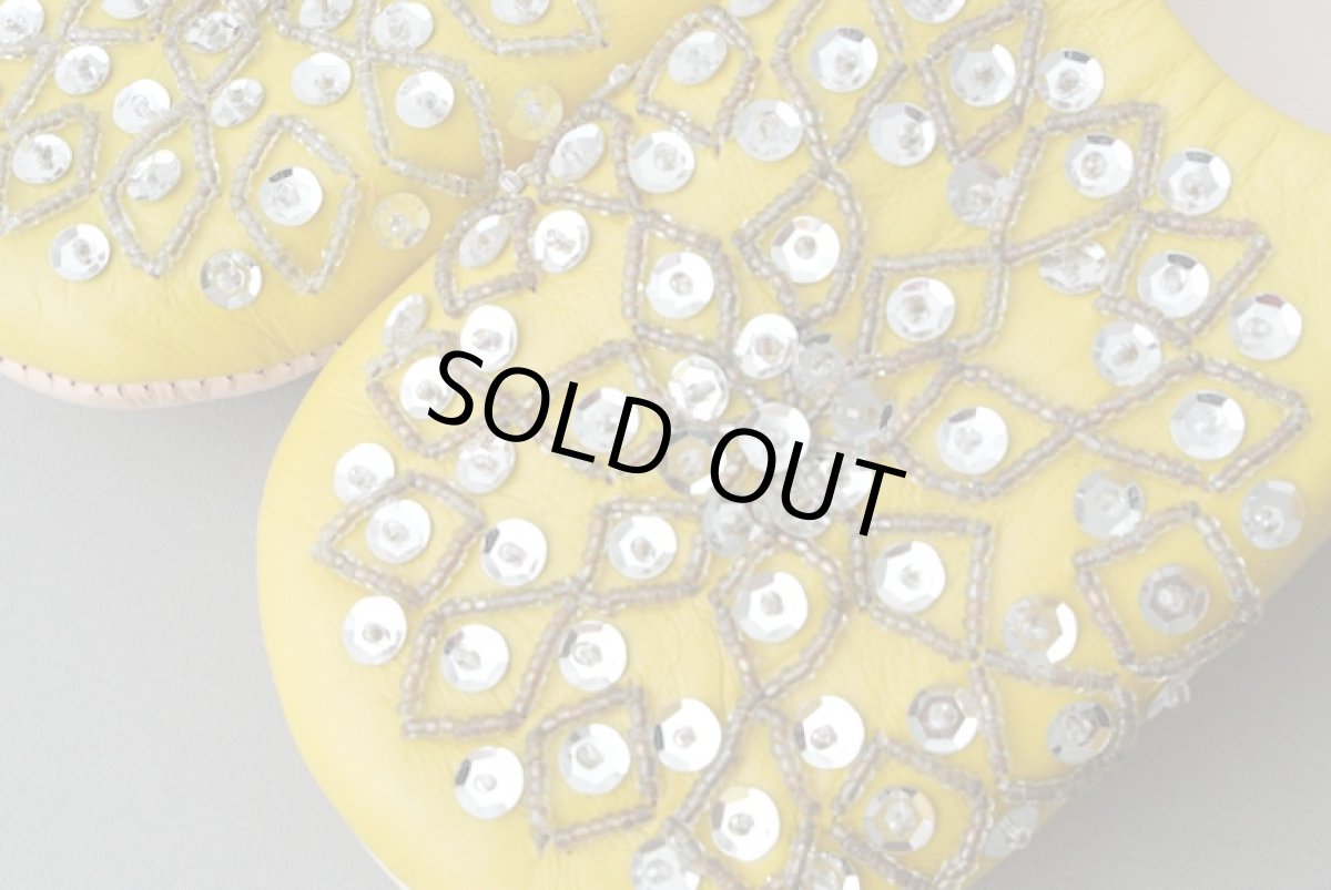 画像3: バブーシュ・スパンコール （マスタードイエロー）24〜25センチ メール便可・ラッピング無料 (3)