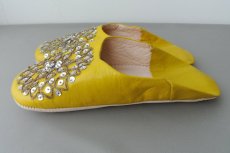 画像4: バブーシュ・スパンコール （マスタードイエロー）24〜25センチ メール便・ラッピング無料 (4)