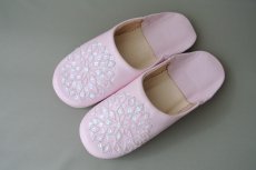 画像2: バブーシュ・スパンコール （桜色）24〜25センチ メール便可・ラッピング無料 (2)