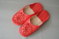 画像2: バブーシュ・スパンコール（レッド）24〜25センチ メール便可・ラッピング無料 (2)