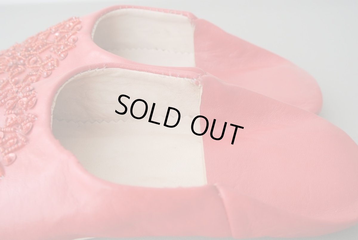 画像5: バブーシュ・スパンコール（レッド）24〜25センチ メール便可・ラッピング無料 (5)