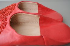 画像5: バブーシュ・スパンコール（レッド）24〜25センチ メール便可・ラッピング無料 (5)