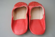 画像6: バブーシュ・スパンコール（レッド）24〜25センチ メール便可・ラッピング無料 (6)