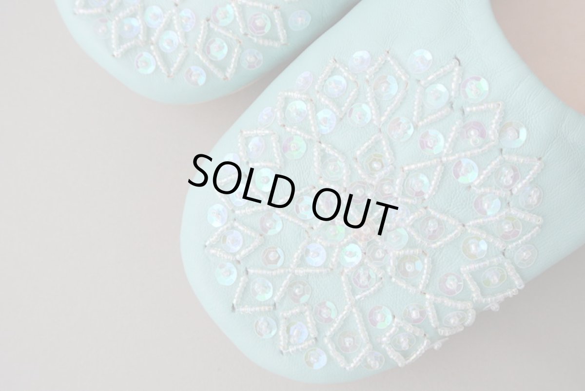 画像3: バブーシュ・スパンコール（ブルーグリーン）メール便可・ラッピング無料 (3)