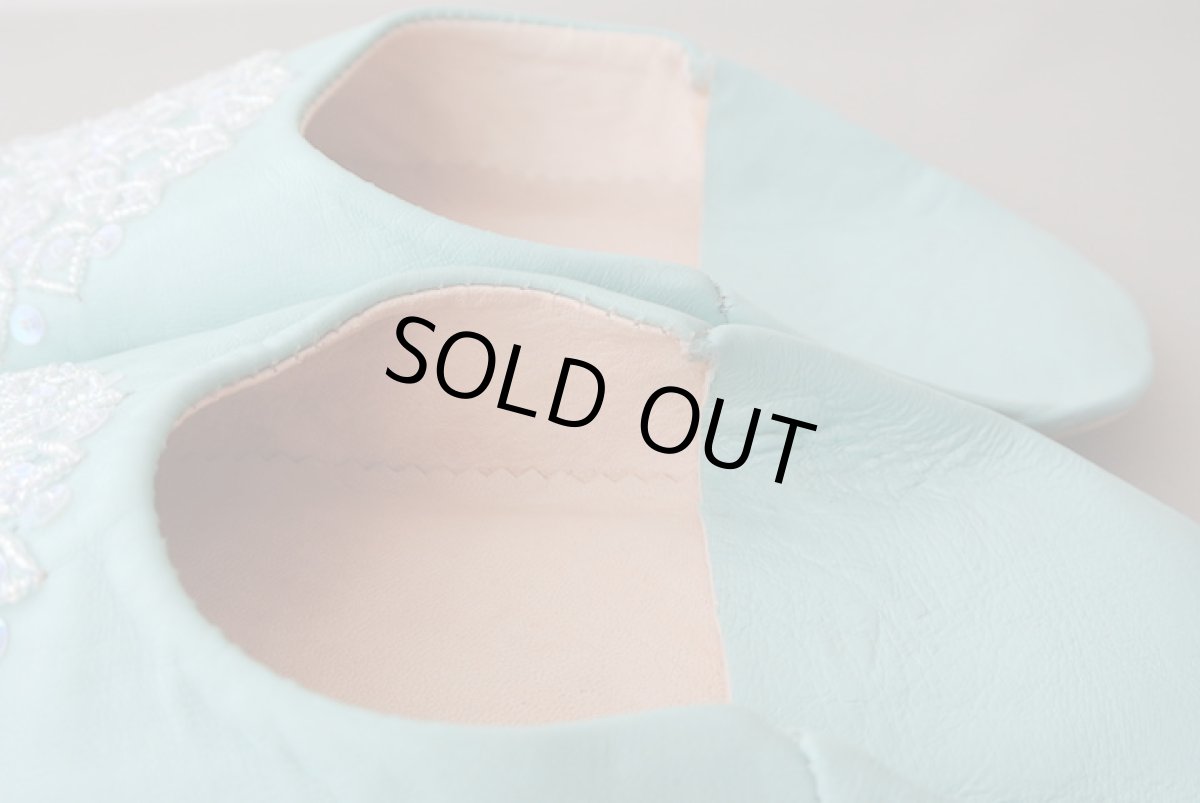 画像5: バブーシュ・スパンコール（ブルーグリーン）メール便可・ラッピング無料 (5)