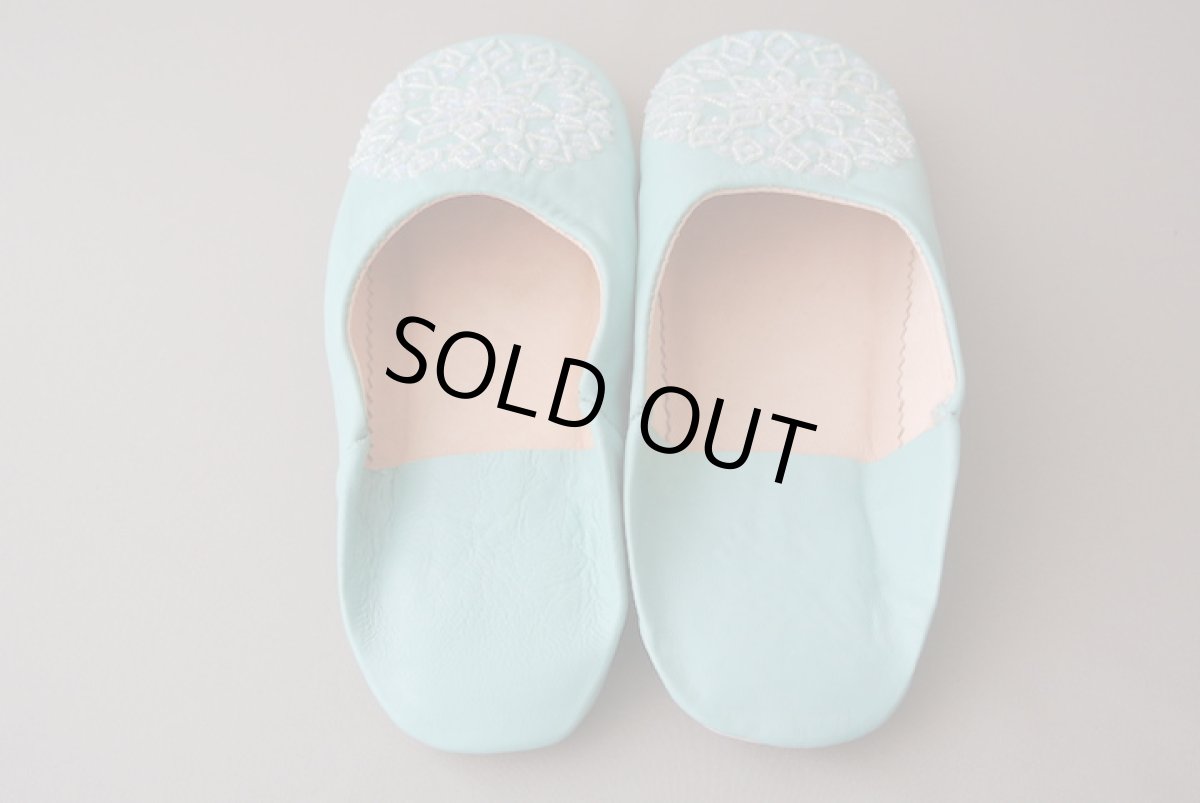 画像6: バブーシュ・スパンコール（ブルーグリーン）メール便可・ラッピング無料 (6)