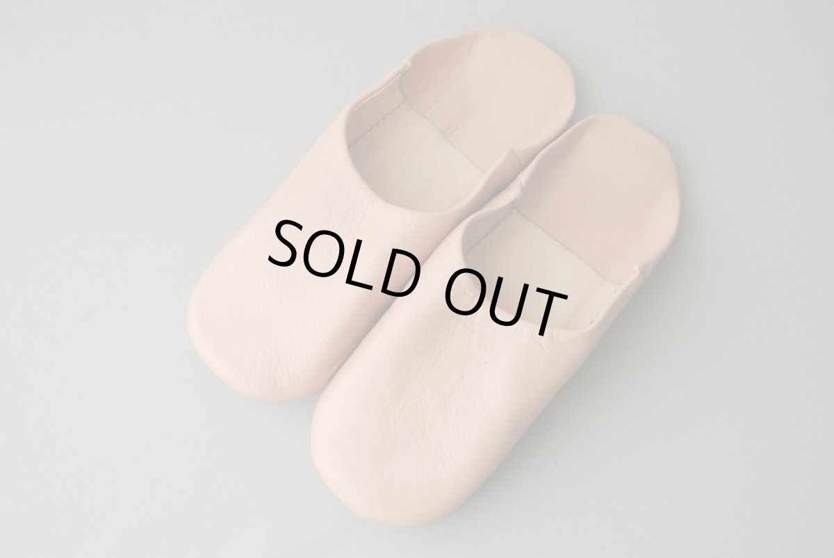 画像2: バブーシュ｜無地・レディース（ベージュ）【ワケあり】24〜25センチ ラッピング無料・メール便可 (2)