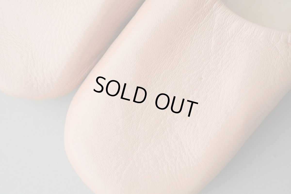 画像3: バブーシュ｜無地・レディース（ベージュ）【ワケあり】24〜25センチ ラッピング無料・メール便可 (3)