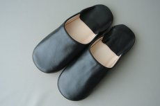 画像2: バブーシュ｜無地・レディース（ブラック）【ワケあり】24〜25cm ラッピング無料・メール便可 (2)