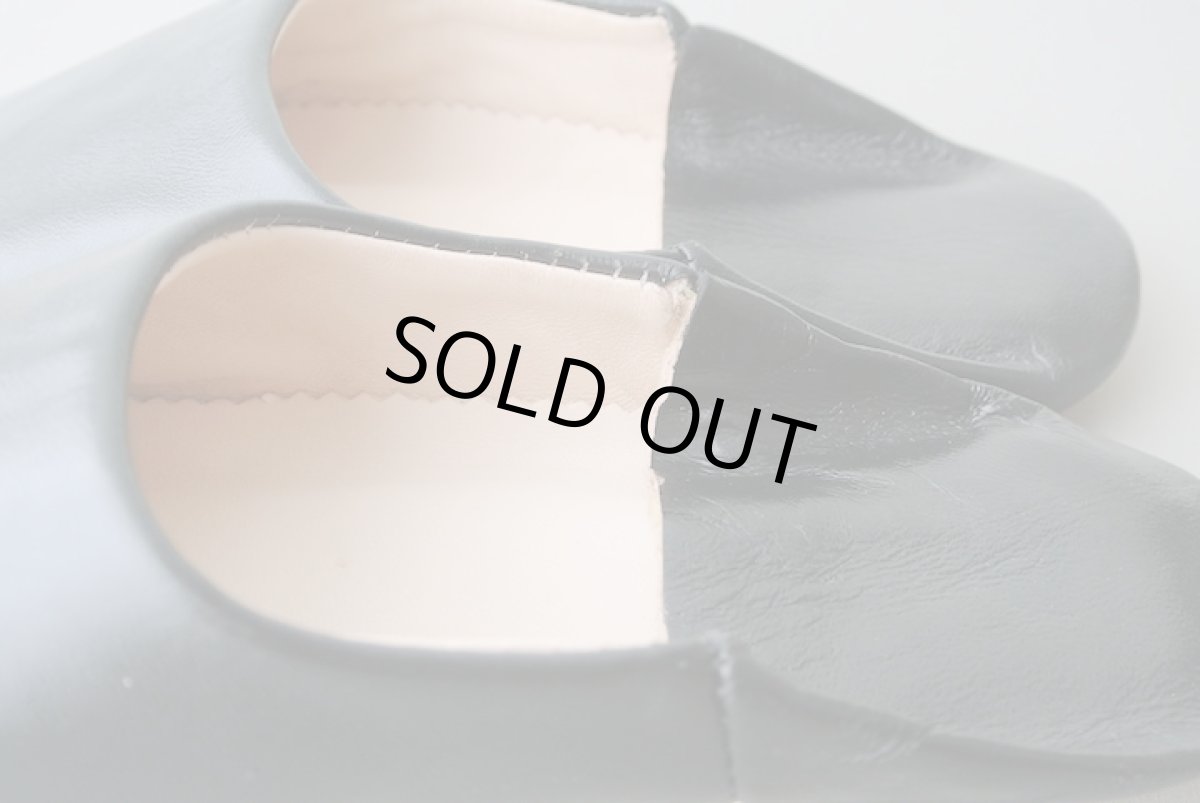 画像5: バブーシュ｜無地・レディース（ブラック）【ワケあり】24〜25cm ラッピング無料・メール便可 (5)