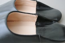 画像5: バブーシュ｜無地・レディース（ブラック）【ワケあり】24〜25cm ラッピング無料・メール便可 (5)