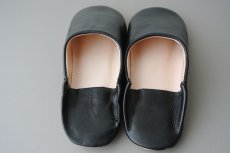 画像6: バブーシュ｜無地・レディース（ブラック）【ワケあり】24〜25cm ラッピング無料・メール便可 (6)