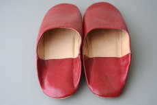 画像6: バブーシュ｜無地・レディース（ボルドー）24〜25cm【ワケあり】ラッピング無料・メール便可 (6)