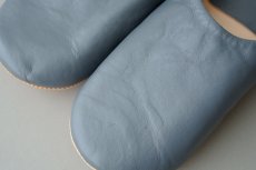 画像3: バブーシュ｜無地・レディース（グレー）24〜25cm【ワケあり】ラッピング無料・メール便可 (3)