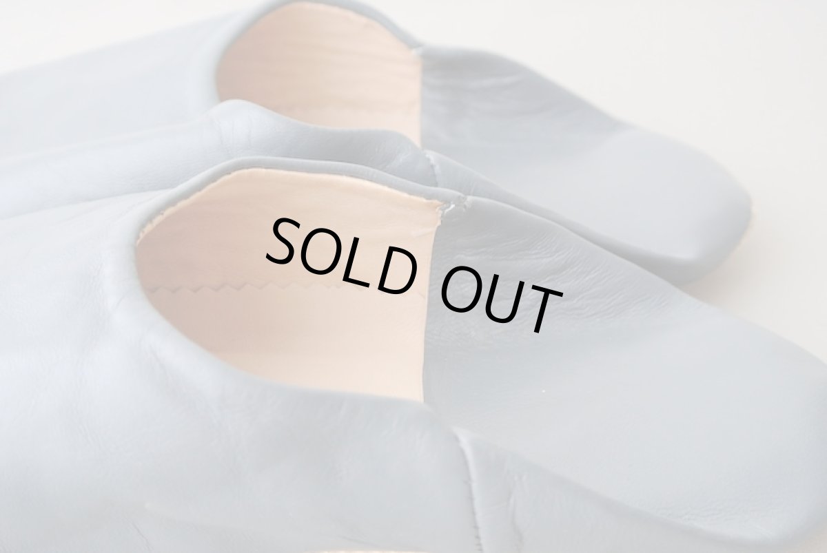 画像5: バブーシュ｜無地・レディース（グレー）24〜25cm【ワケあり】ラッピング無料・メール便可 (5)