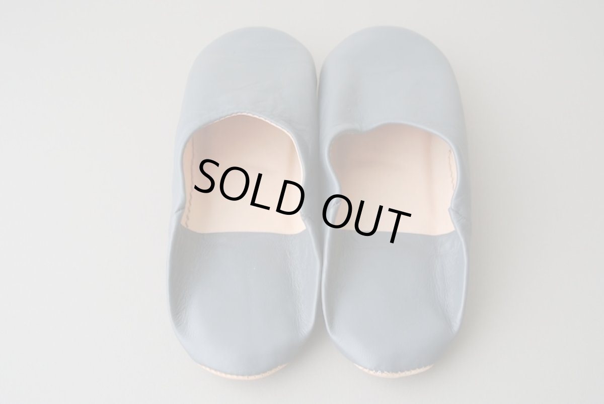 画像6: バブーシュ｜無地・レディース（グレー）24〜25cm【ワケあり】ラッピング無料・メール便可 (6)