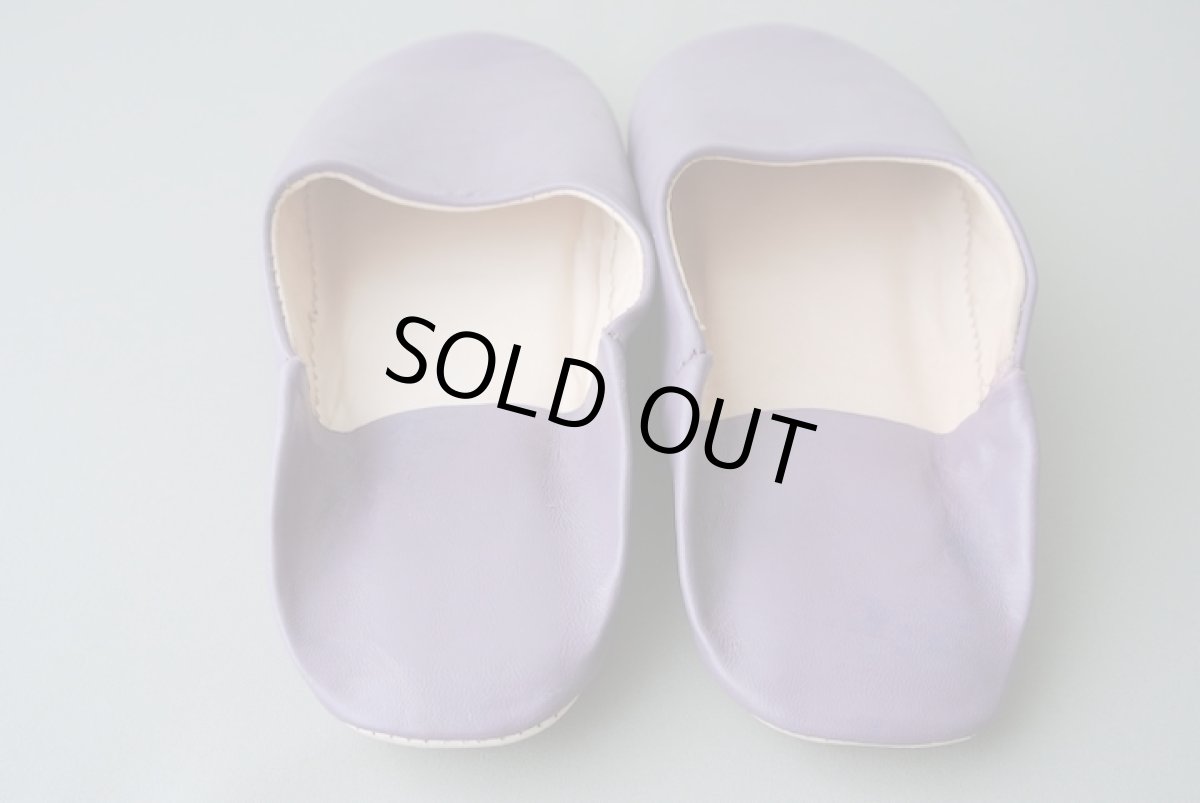 画像6: バブーシュ｜無地・レディース（紫）【ワケあり】24〜25センチ ラッピング無料・メール便可 (6)