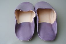 画像6: バブーシュ｜無地・レディース（紫）【ワケあり】24〜25センチ ラッピング無料・メール便可 (6)