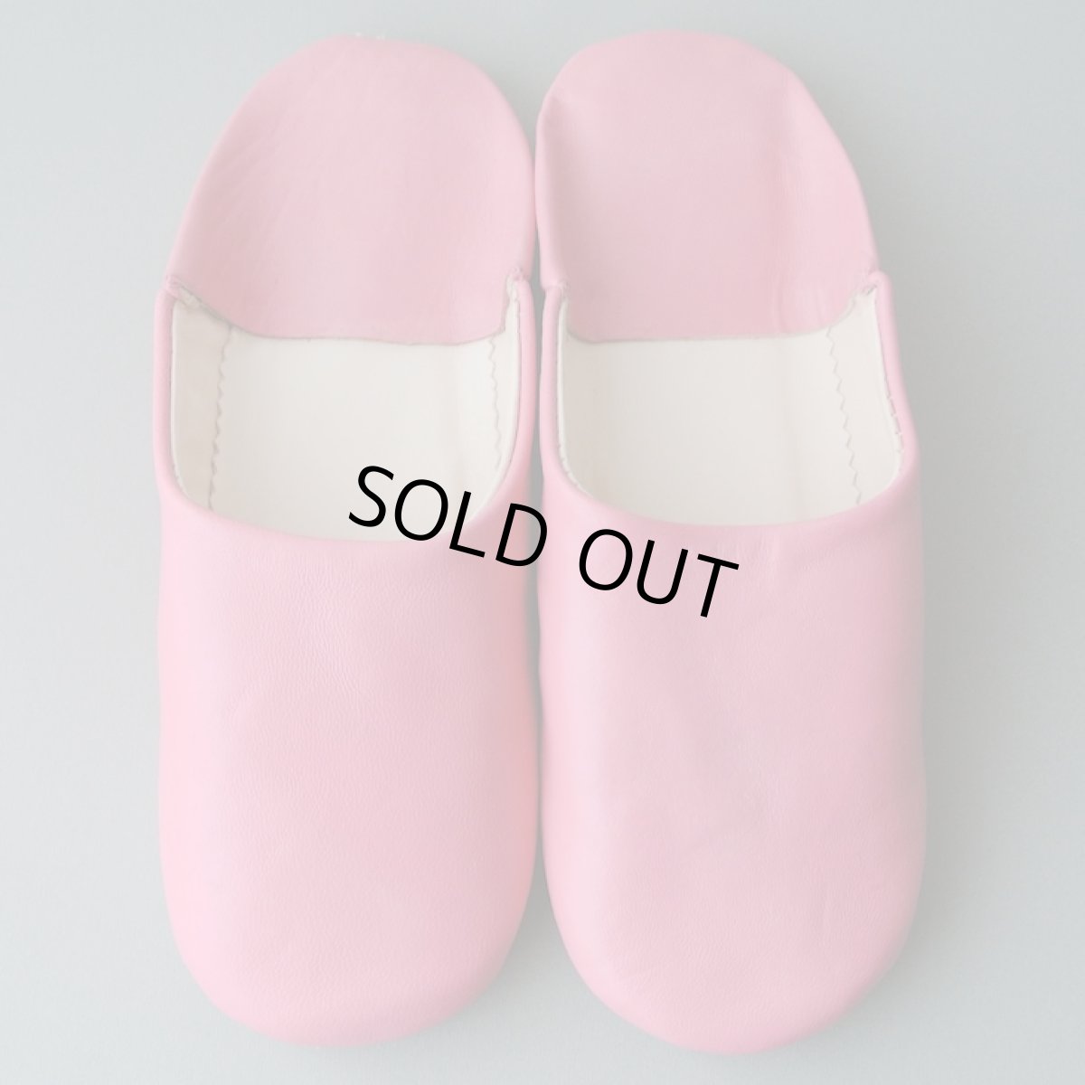 画像1: バブーシュ｜無地・レディース（ローズピンク）【ワケあり】24〜25センチ ラッピング無料・メール便可 (1)