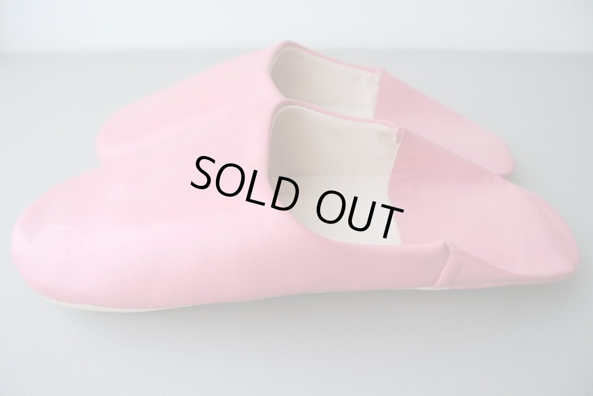 画像4: バブーシュ｜無地・レディース（ローズピンク）【ワケあり】24〜25センチ ラッピング無料・メール便可 (4)