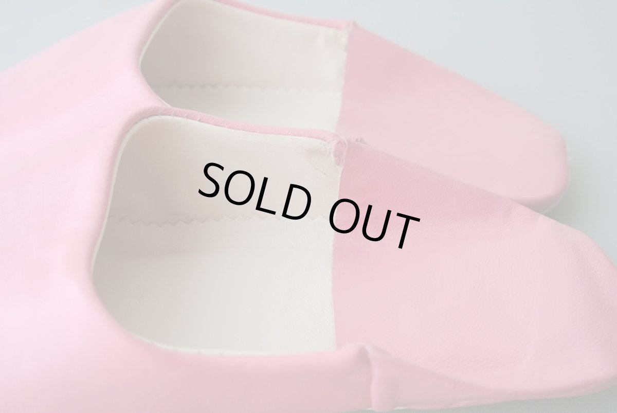 画像5: バブーシュ｜無地・レディース（ローズピンク）【ワケあり】24〜25センチ ラッピング無料・メール便可 (5)