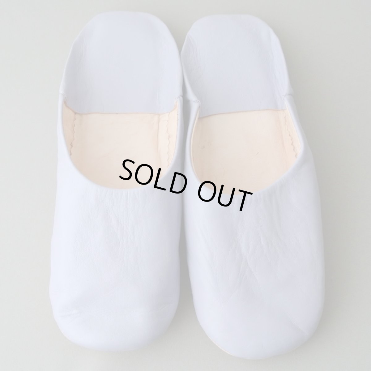 画像1: バブーシュ｜無地・レディース（薄紫）【ワケあり】24〜25センチ ラッピング無料・メール便可 (1)