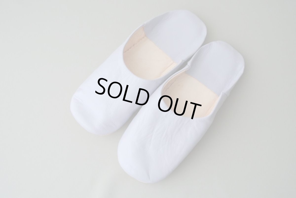 画像2: バブーシュ｜無地・レディース（薄紫）【ワケあり】24〜25センチ ラッピング無料・メール便可 (2)