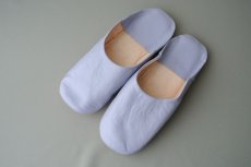 画像2: バブーシュ｜無地・レディース（薄紫）【ワケあり】24〜25センチ ラッピング無料・メール便可 (2)