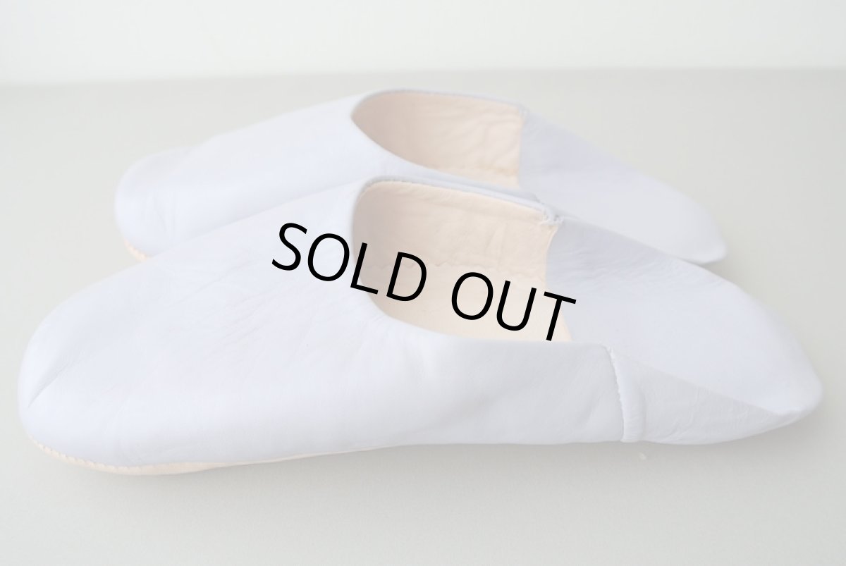 画像4: バブーシュ｜無地・レディース（薄紫）【ワケあり】24〜25センチ ラッピング無料・メール便可 (4)