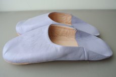 画像4: バブーシュ｜無地・レディース（薄紫）【ワケあり】24〜25センチ ラッピング無料・メール便可 (4)