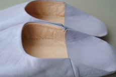 画像5: バブーシュ｜無地・レディース（薄紫）【ワケあり】24〜25センチ ラッピング無料・メール便可 (5)