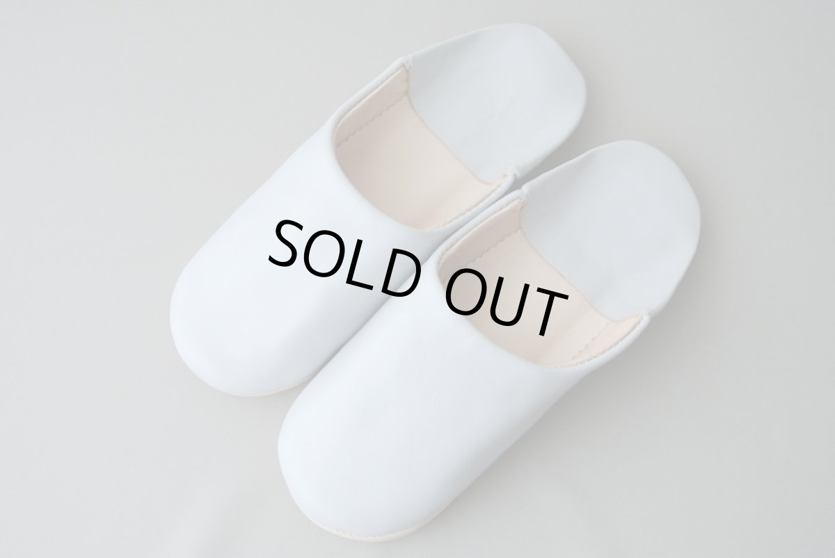 画像2: バブーシュ｜無地・メンズ（ライトグレー）【ワケあり】26〜27センチ ラッピング無料 (2)