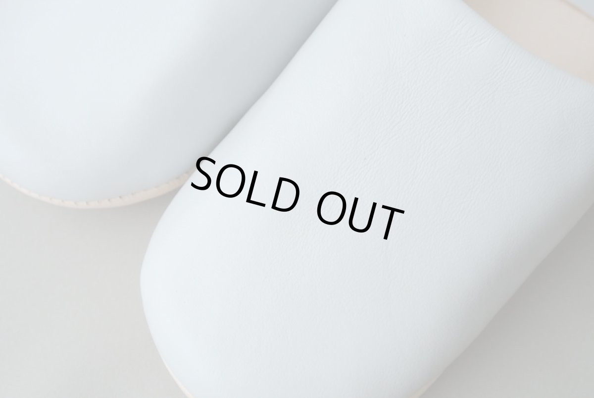 画像3: バブーシュ｜無地・メンズ（ライトグレー）【ワケあり】26〜27センチ ラッピング無料 (3)