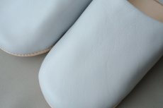 画像3: バブーシュ｜無地・メンズ（ライトグレー）【ワケあり】26〜27センチ ラッピング無料 (3)