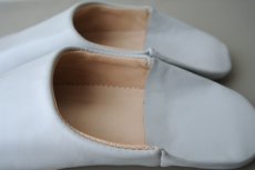 画像5: バブーシュ｜無地・メンズ（ライトグレー）【ワケあり】26〜27センチ ラッピング無料 (5)